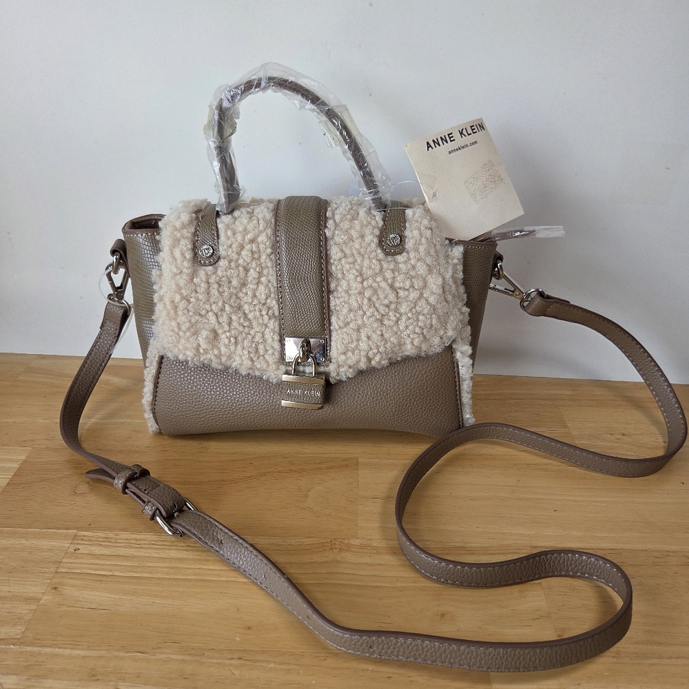 Anne Klein Purse Tan and Cream Women's Bag NWT